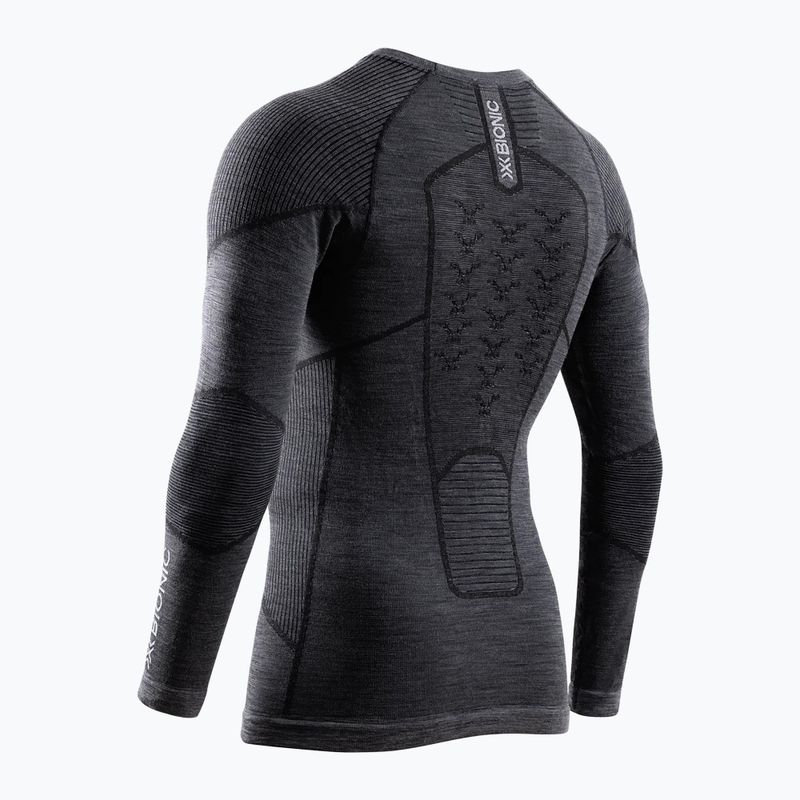 Pánská termoakční mikina X-Bionic Symbio Merino Shirt rhino grey 2