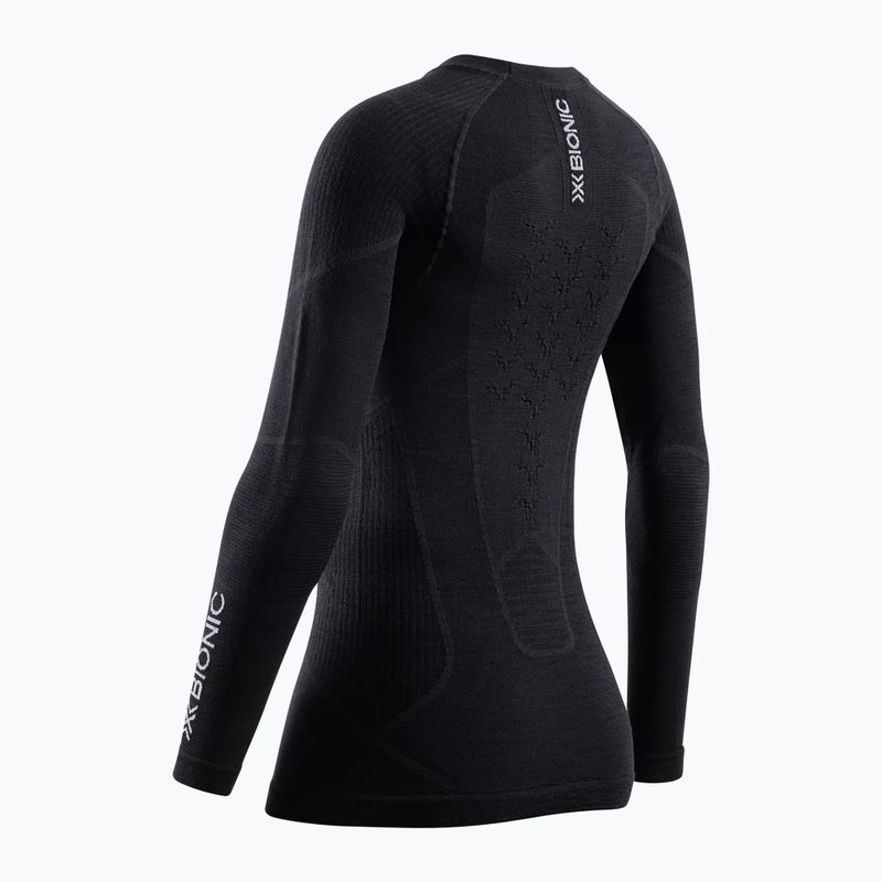 Dámská termoakční mikina X-Bionic Symbio Merino Shirt opal black 2