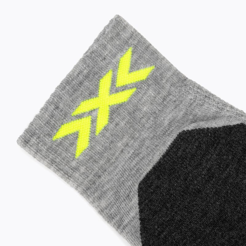 Lyžařské ponožky X-Socks Ski Discover Otc rhino grey/canary 3