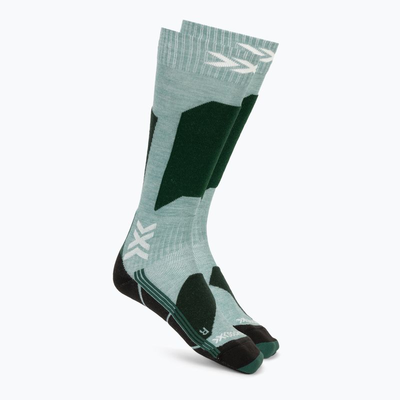 Dámské lyžařské ponožky X-Socks Ski Discover Otc sage green/english lawn