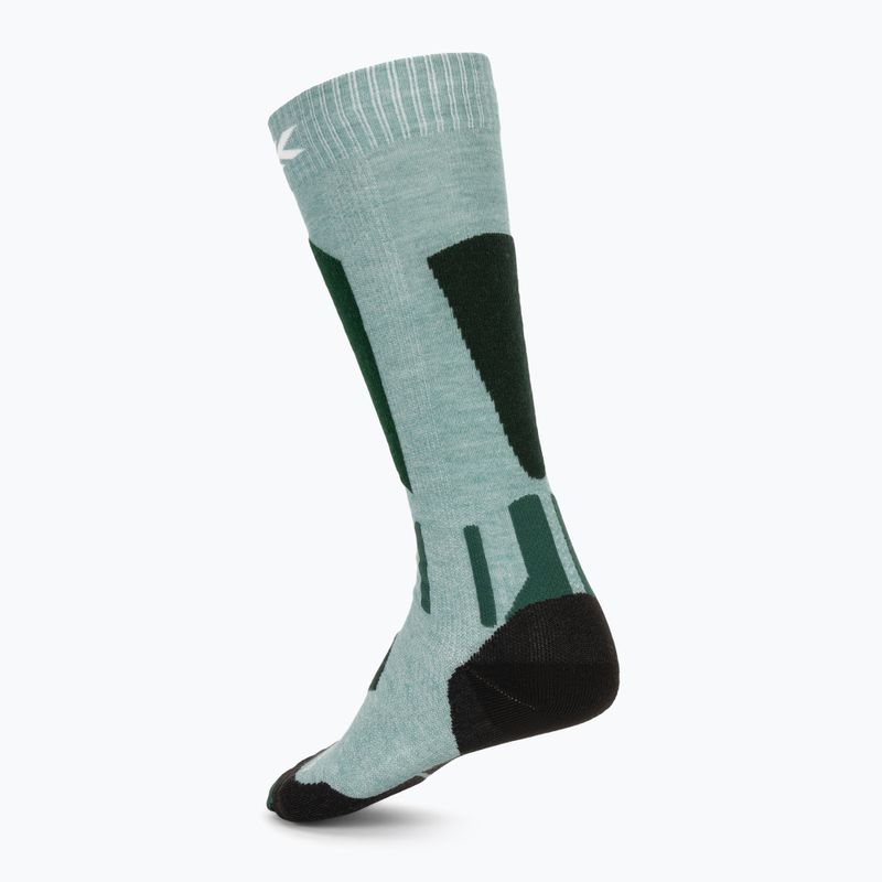 Dámské lyžařské ponožky X-Socks Ski Discover Otc sage green/english lawn 2