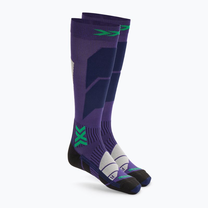 Dámské lyžařské ponožky X-Socks Ski Perform Otc deep purple/light sand