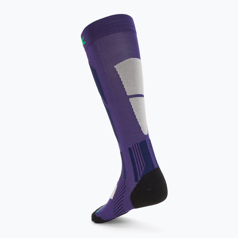 Dámské lyžařské ponožky X-Socks Ski Perform Otc deep purple/light sand 2