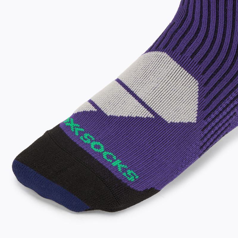 Dámské lyžařské ponožky X-Socks Ski Perform Otc deep purple/light sand 3