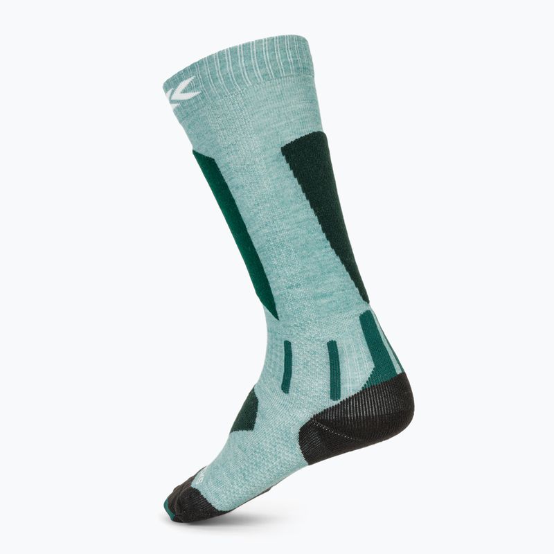 Dětské lyžařské ponožky X-Socks Ski Discover Otc sage green/english lawn 2