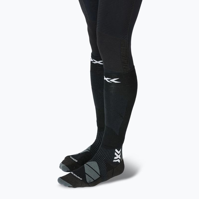 Lyžařské ponožky X-Socks Ski Perform Merino Otc x black/grey 4