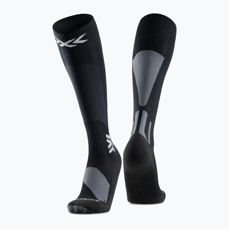 Lyžařské ponožky X-Socks Ski Discover Merino Otc x black/grey