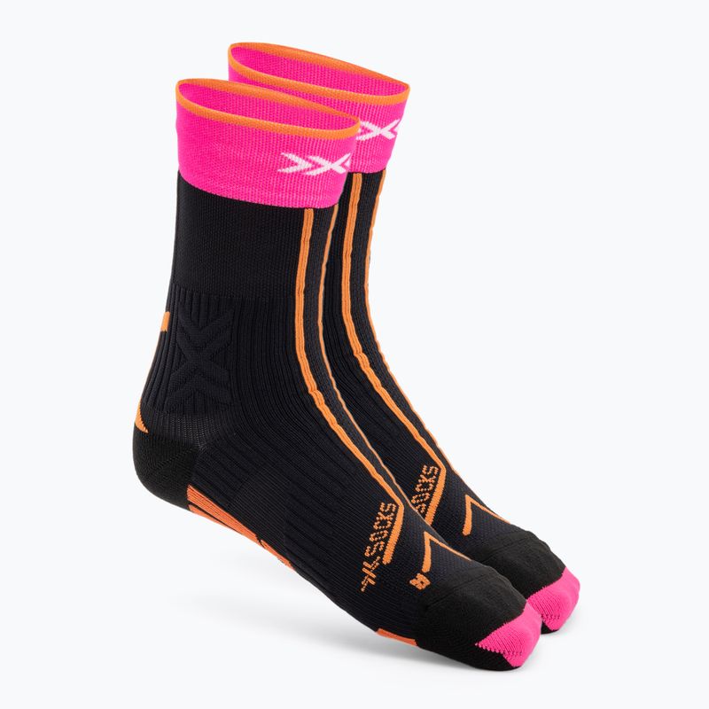 Běžecké boty X-Bionic Terraskin X00/C x black/x white/fluo pink boty 8