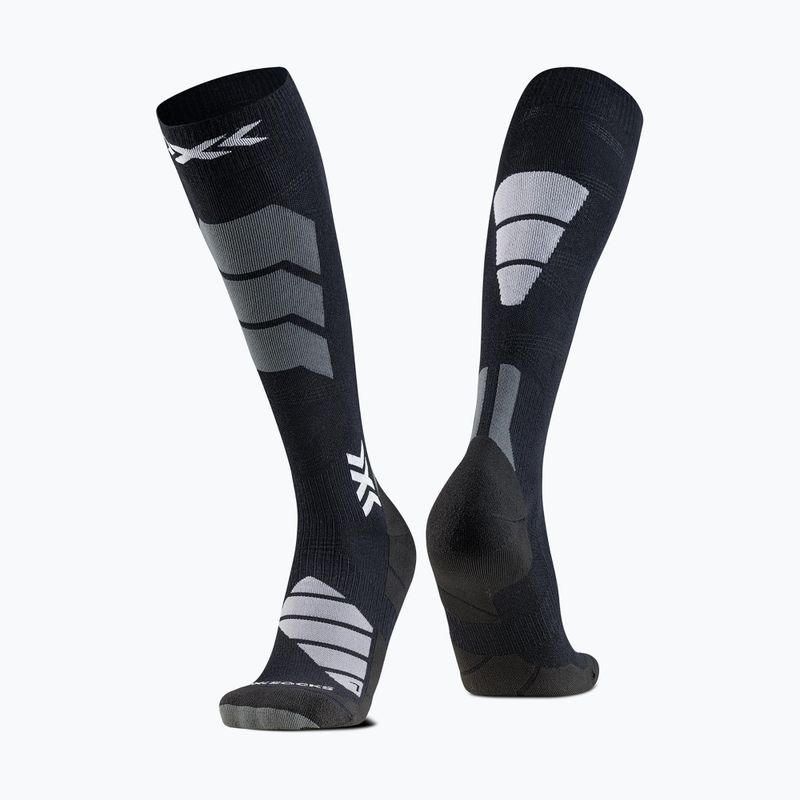 Lyžařské ponožky X-Socks Ski Expert Silk Merino Otc x black/light grey