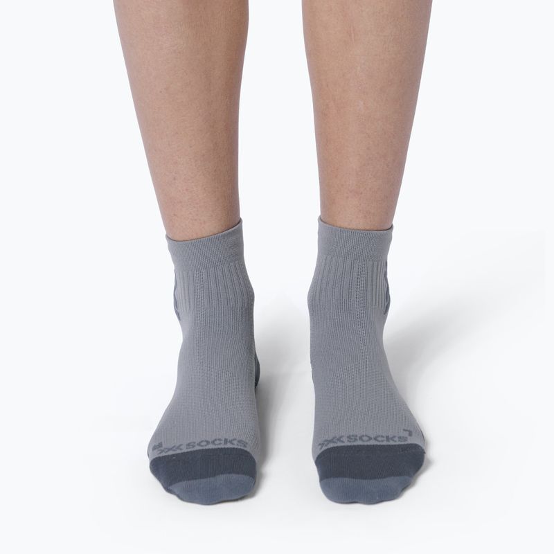 Ponožky X-Socks Run Discover Ankle raincloud/x černá 2