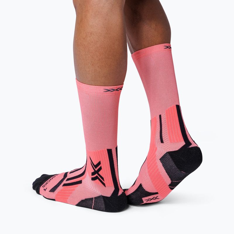 Ponožky X-Socks Trailrun Perform Crew dusty rose/x black 3