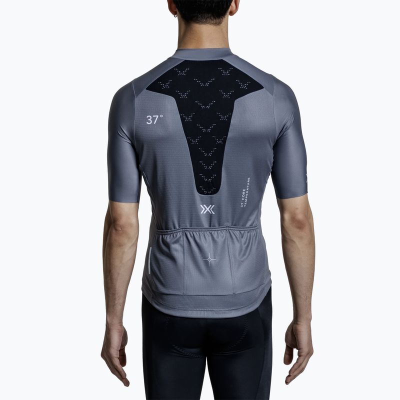 Pánský cyklistický dres X-Bionic Corefusion Ride Jersey rhino grey 3