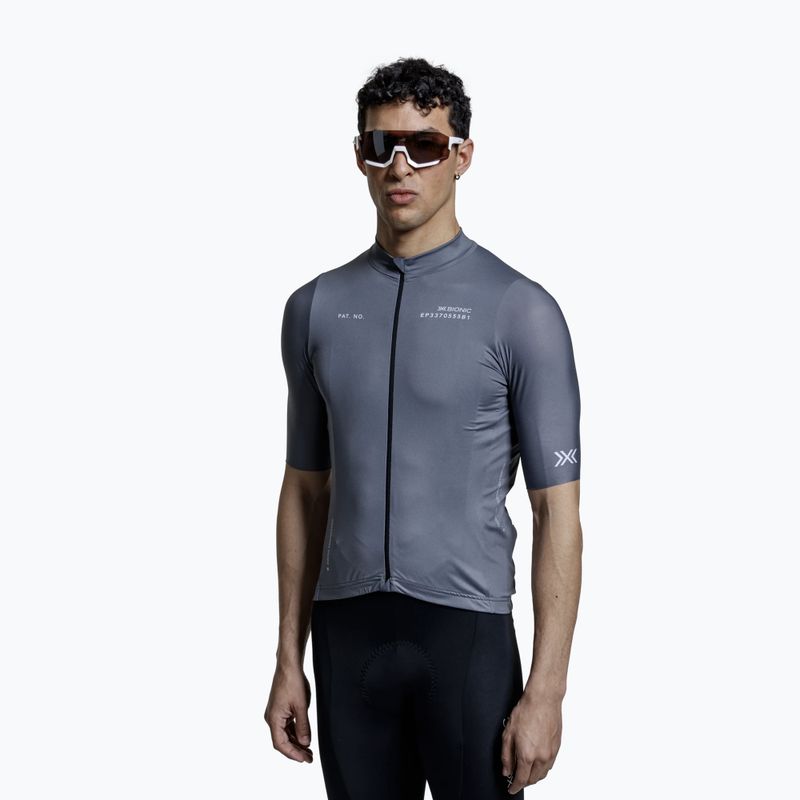 Pánský cyklistický dres X-Bionic Corefusion Ride Jersey rhino grey 4