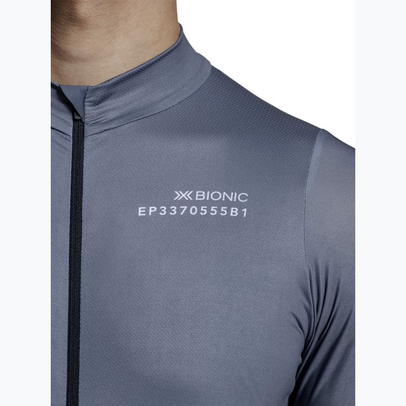 Pánský cyklistický dres X-Bionic Corefusion Ride Jersey rhino grey 5