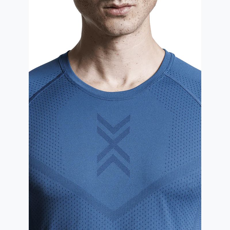 Pánská běžecká tričko X-Bionic Xceed Run slate blue/marine 5