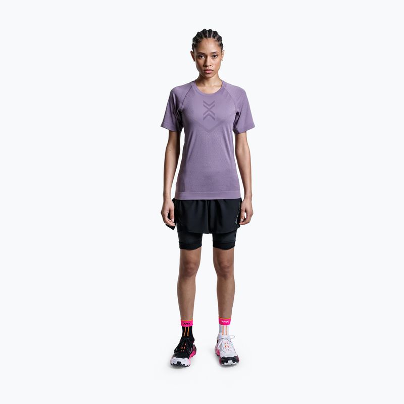 Dámské běžecké tričko X-Bionic Xceed Run dusty lavender/lavender night 2