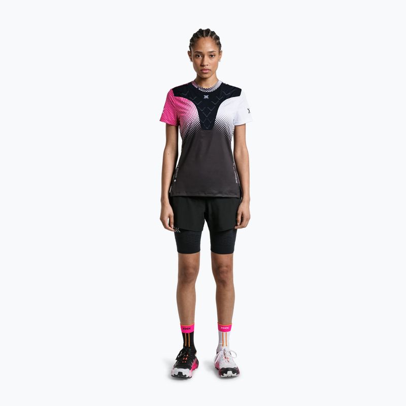 Dámské běžecké tričko X-Bionic Corefusion Run dot fade/neo pink/white 2