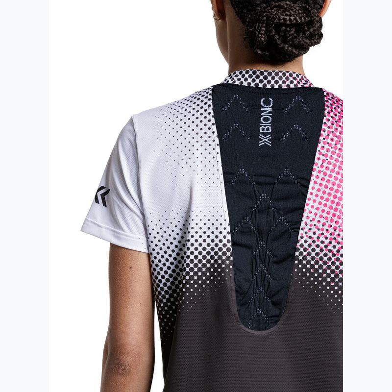 Dámské běžecké tričko X-Bionic Corefusion Run dot fade/neo pink/white 5
