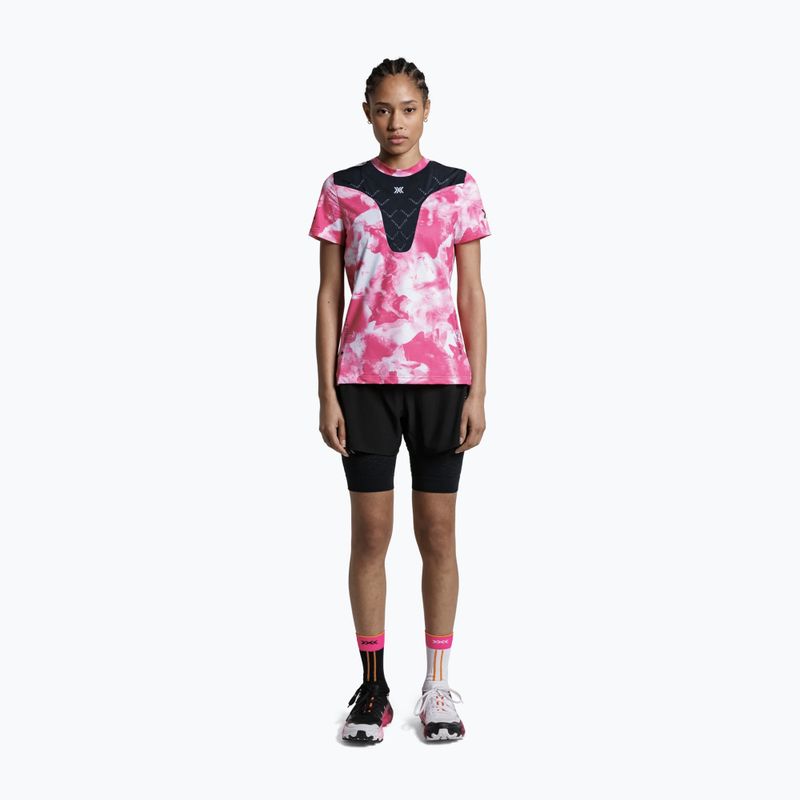 Dámské běžecké tričko X-Bionic Corefusion Run wolfpack/white/neo pink 2