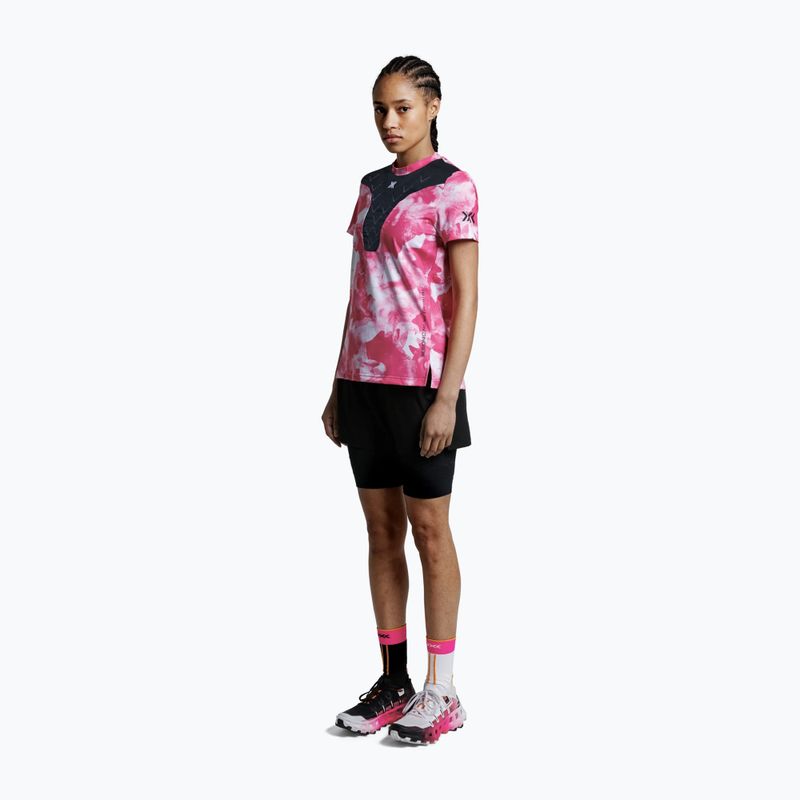 Dámské běžecké tričko X-Bionic Corefusion Run wolfpack/white/neo pink 3