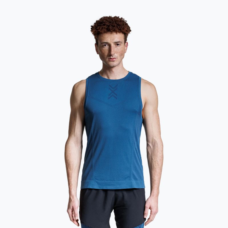 Pánská běžecká tričko X-Bionic Xceed Run slate blue/marine