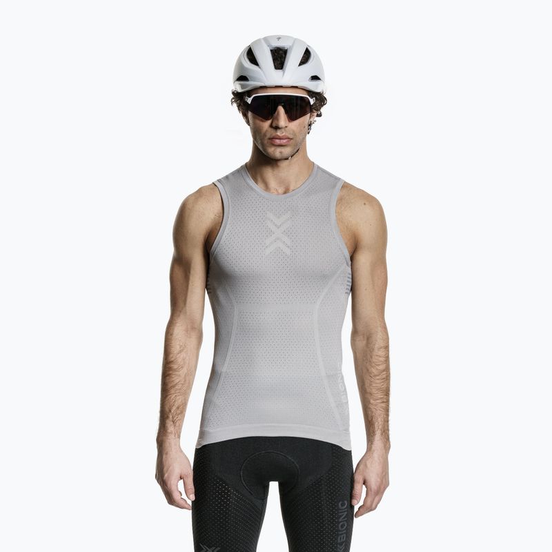 Cyklistické spodní prádlo X-Bionic Xceed Ride Baselayer seal grey/silver grey 4