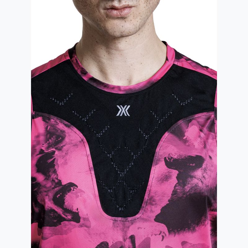 Běžecké tričko X-Bionic Corefusion Run Tank wolfpack/black/neo pink 7
