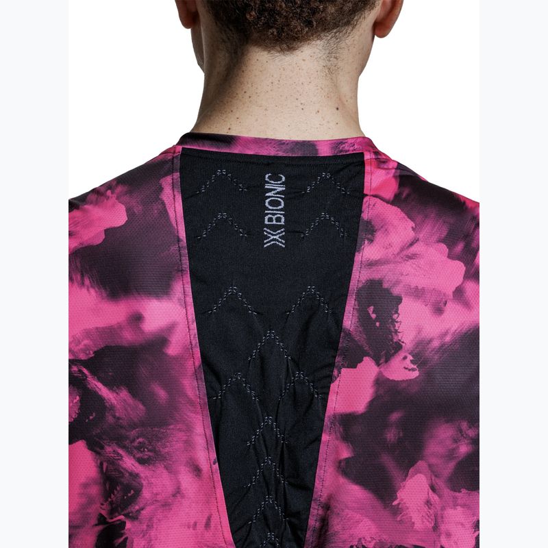 Běžecké tričko X-Bionic Corefusion Run Tank wolfpack/black/neo pink 8