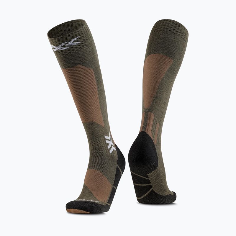 Lyžařské ponožky X-Socks Ski Discover Merino Otc sand/dark sand