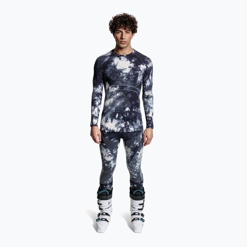 Termoaktivní spodky X-Bionic Energy Accumulator Wild 3/4 tiedye x black/fluo pink 2