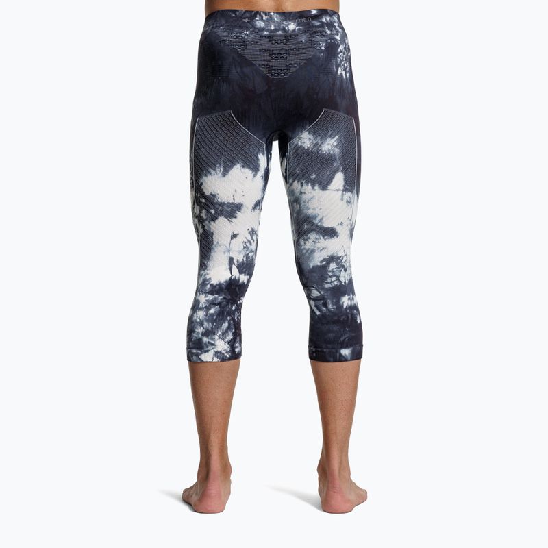 Termoaktivní spodky X-Bionic Energy Accumulator Wild 3/4 tiedye x black/fluo pink 3