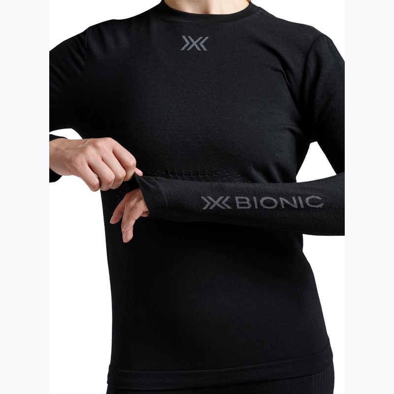 Pánská termoakční mikina X-Bionic Mightywool x black 9