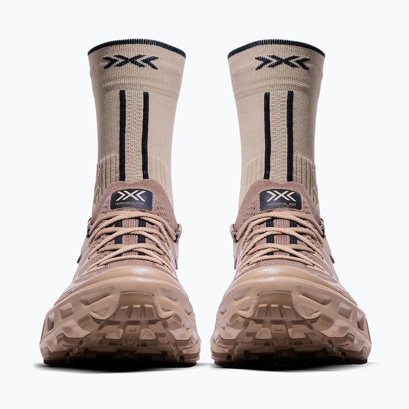 Běžecké boty + ponožky X-Bionic Terraskin X01 sand/dark Sand 3