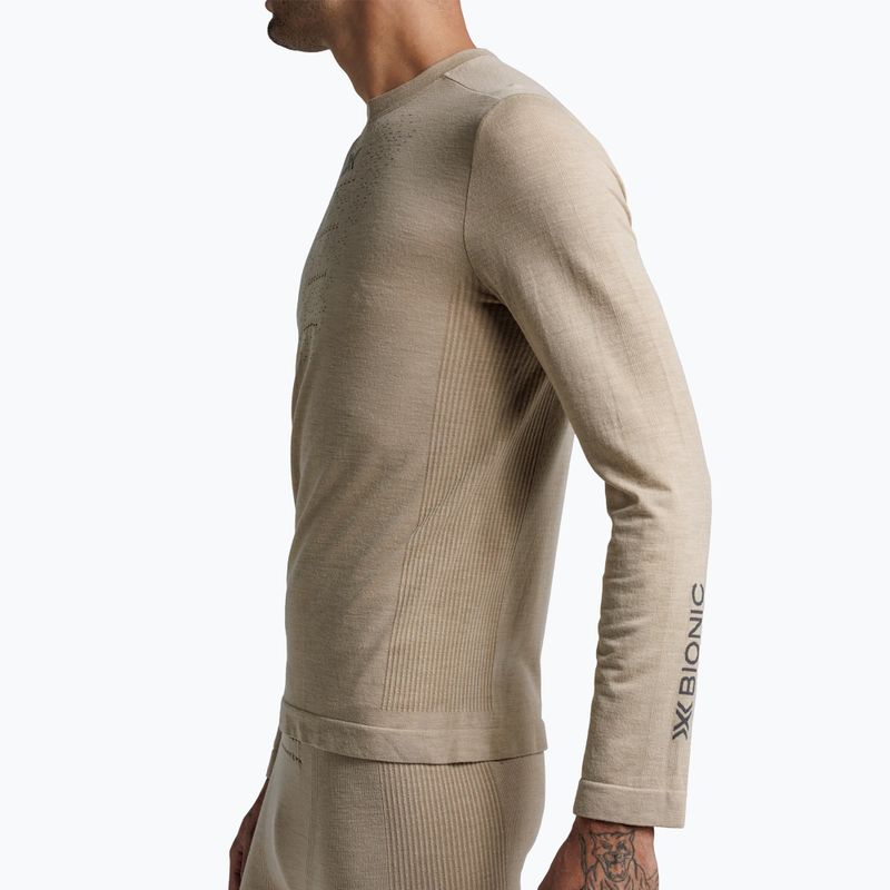 Pánská termoakční mikina X-Bionic Mightywool sand 5