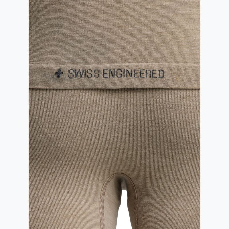 Pánské termoakční tričko s dlouhým rukávem  X-Bionic Mightywool sand 11