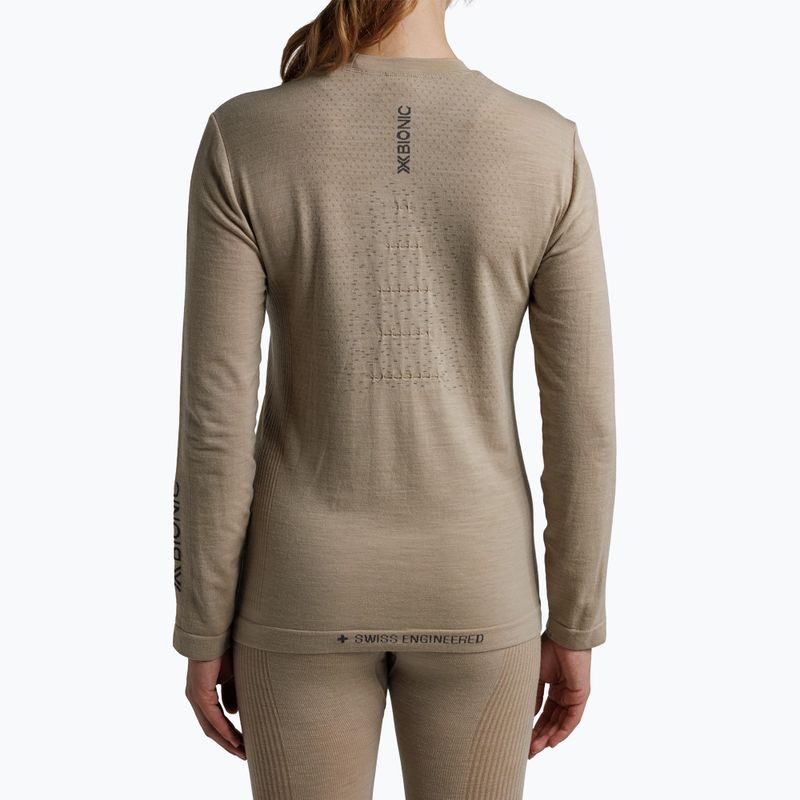 Dámská termoakční mikina X-Bionic Mightywool sand 3
