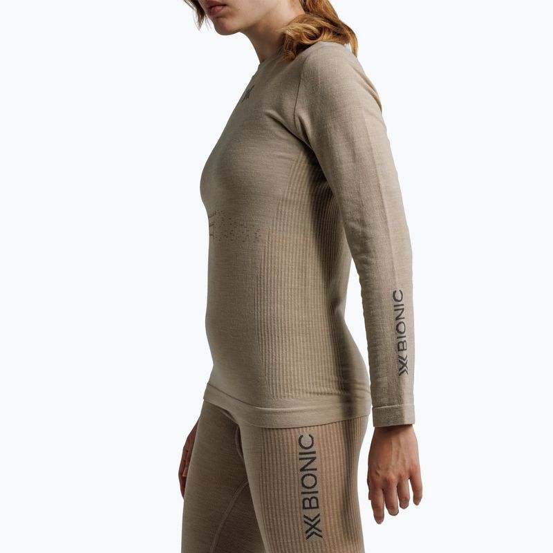 Dámská termoakční mikina X-Bionic Mightywool sand 6
