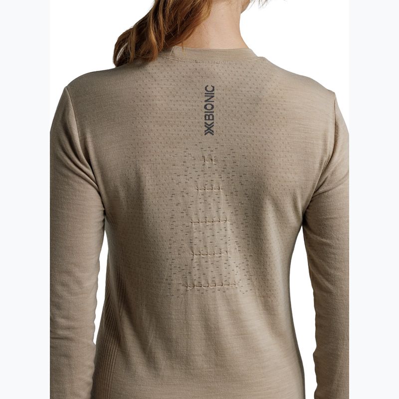Dámská termoakční mikina X-Bionic Mightywool sand 8