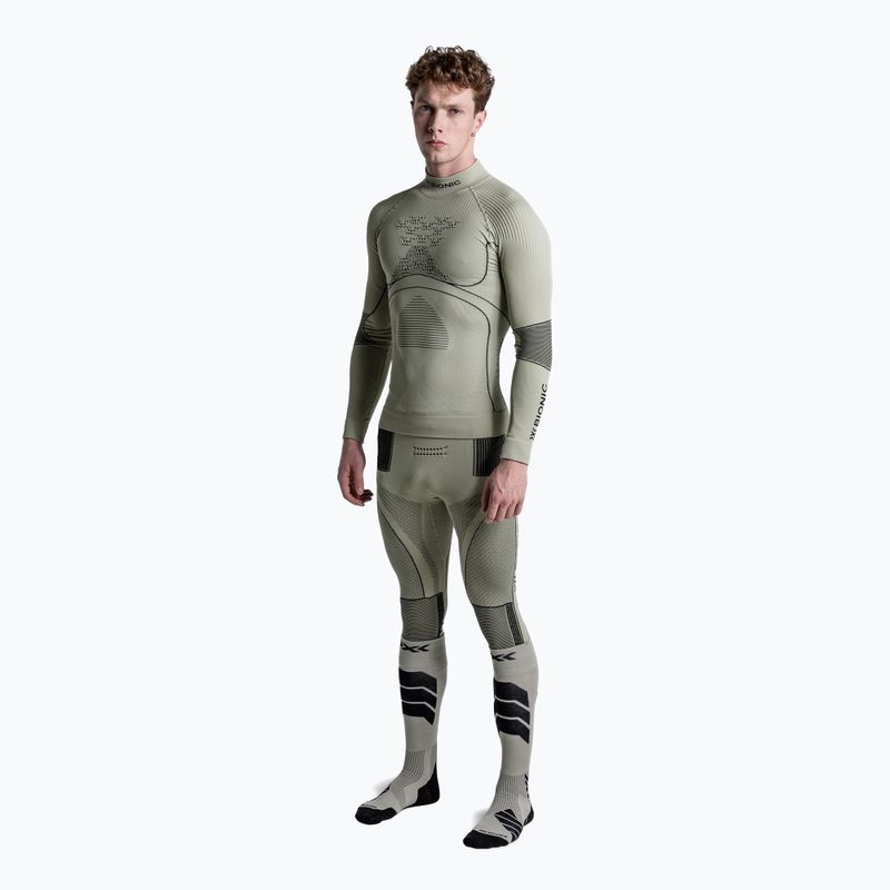 Pánská termo mikina X-Bionic Accumulator 4.0  tea grey/black 2