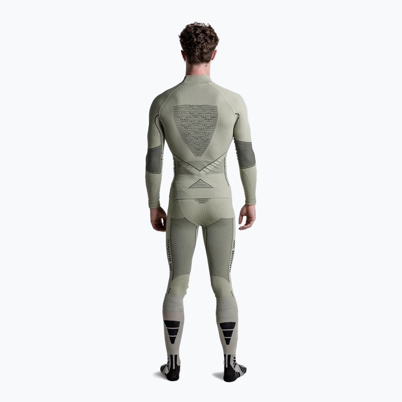 Pánská termo mikina X-Bionic Accumulator 4.0  tea grey/black 3