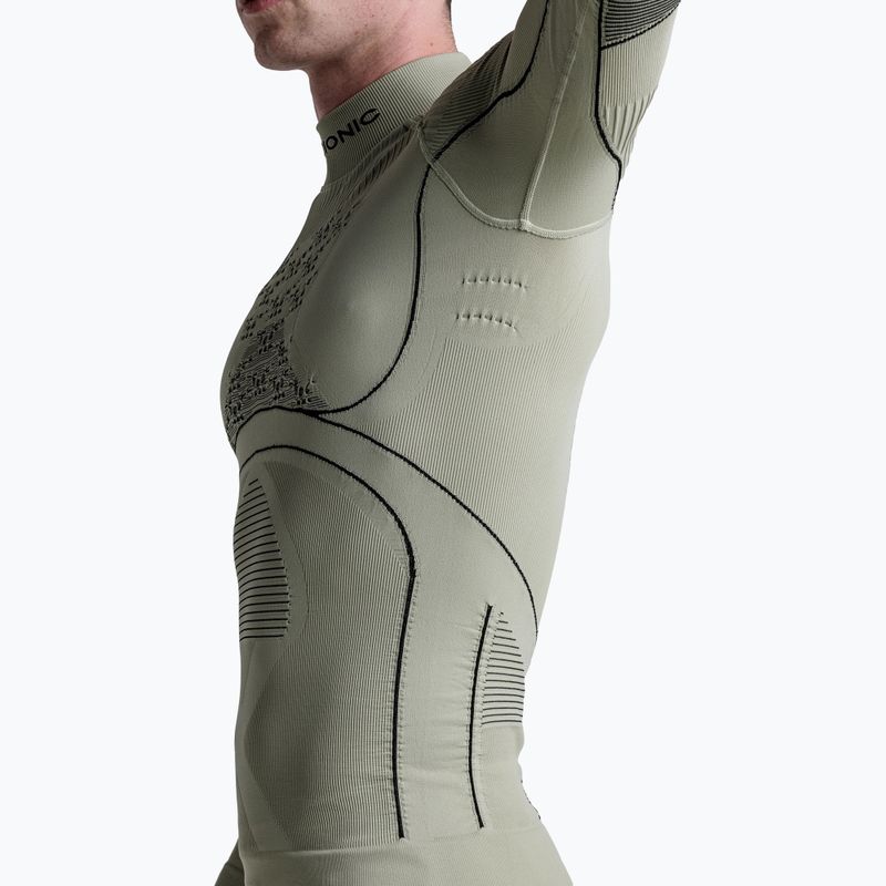 Pánská termo mikina X-Bionic Accumulator 4.0  tea grey/black 5
