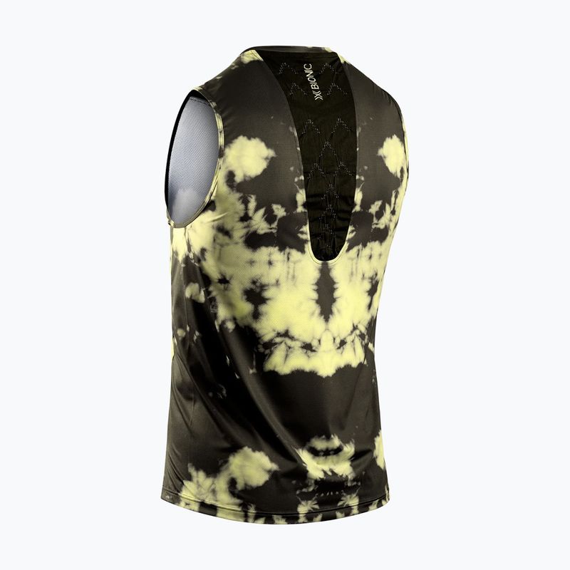 Běžecké tričko X-Bionic Corefusion Run Tank tie dye electric energy 2