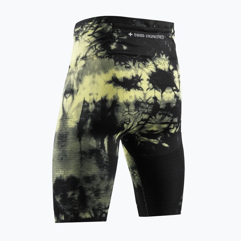 Pánské běžecké kraťasy X-Bionic Efektor Tights tie dye electric energy 8