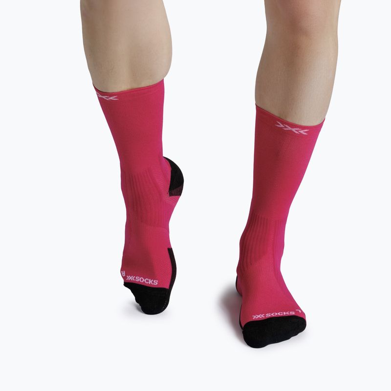 Ponožky X-Socks Run Perform Crew power purple 2