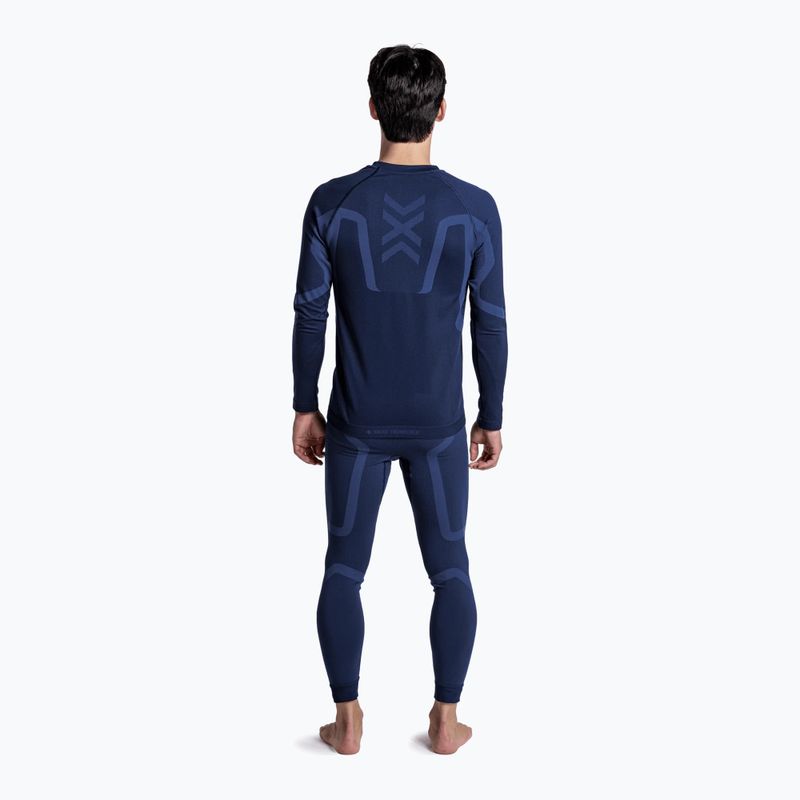 Pánská termo mikina X-Bionic X-Ential Baselayer LS marine 4