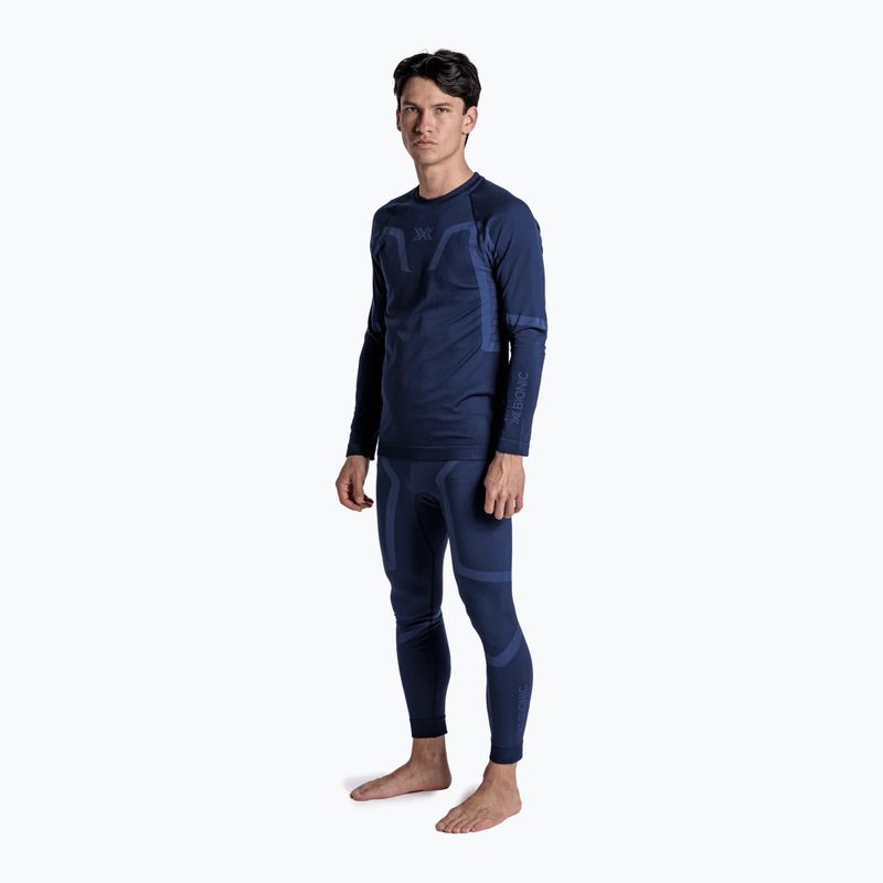 Pánská termo mikina X-Bionic X-Ential Baselayer LS marine 5