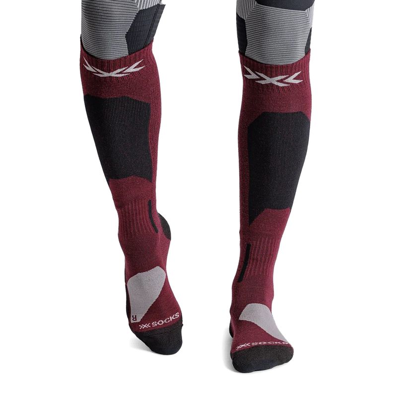 Lyžařské ponožky X-Socks Ski Discover Merino Otc oxide red 2