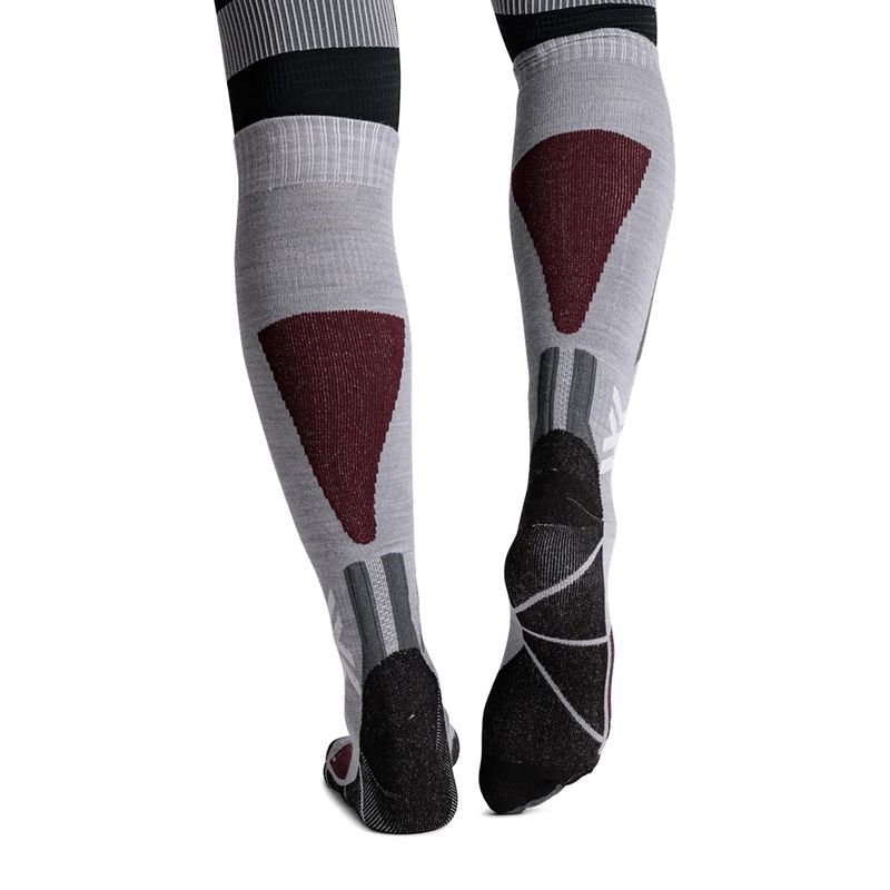 Lyžařské ponožky X-Socks Ski Discover Merino Otc silver grey 3