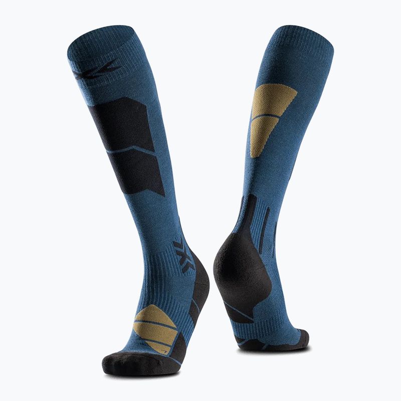Lyžařské ponožky X-Socks Ski Perform Merino Otc neo navy