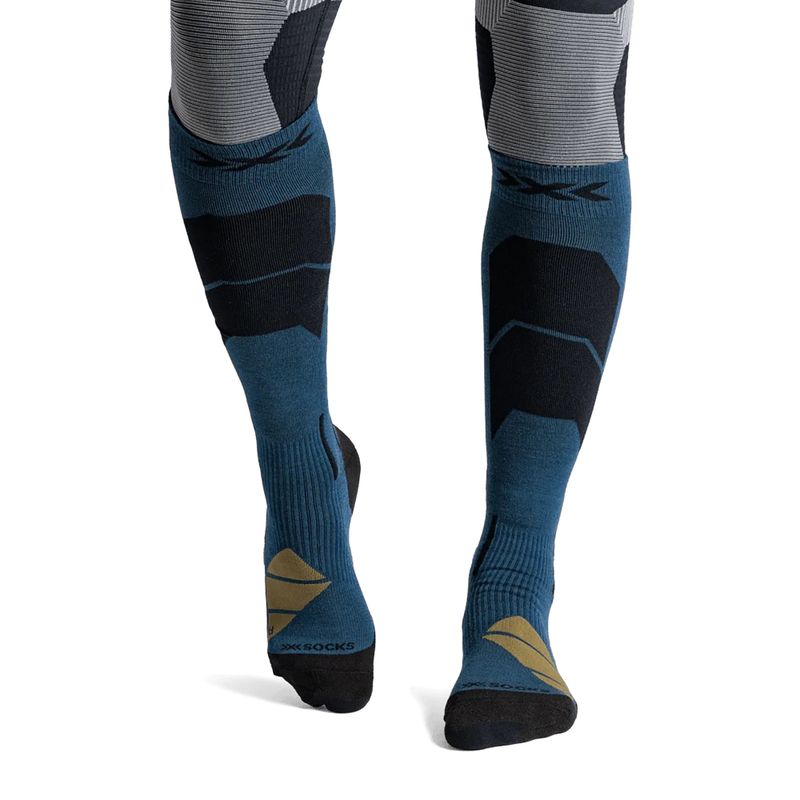 Lyžařské ponožky X-Socks Ski Perform Merino Otc neo navy 2
